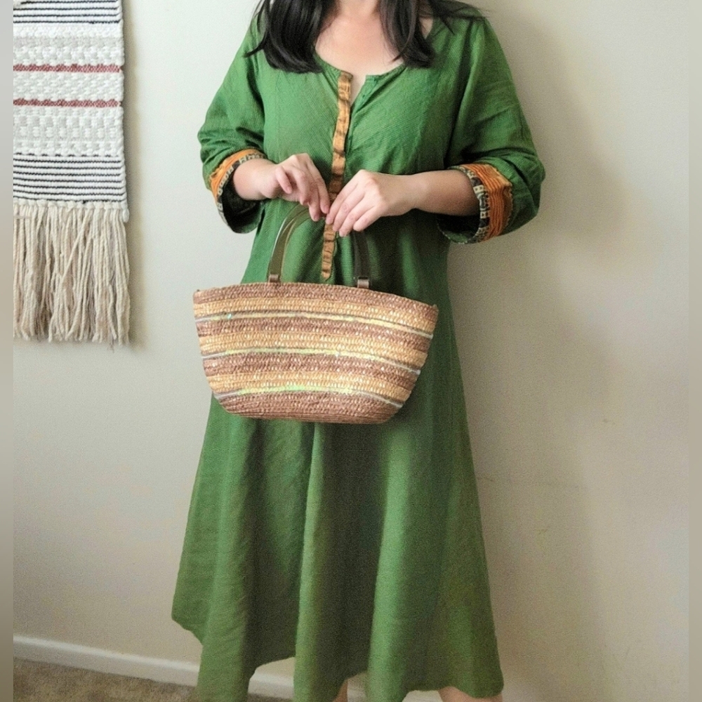 Fabindia Cotton Kurtas Boho Chic Dress